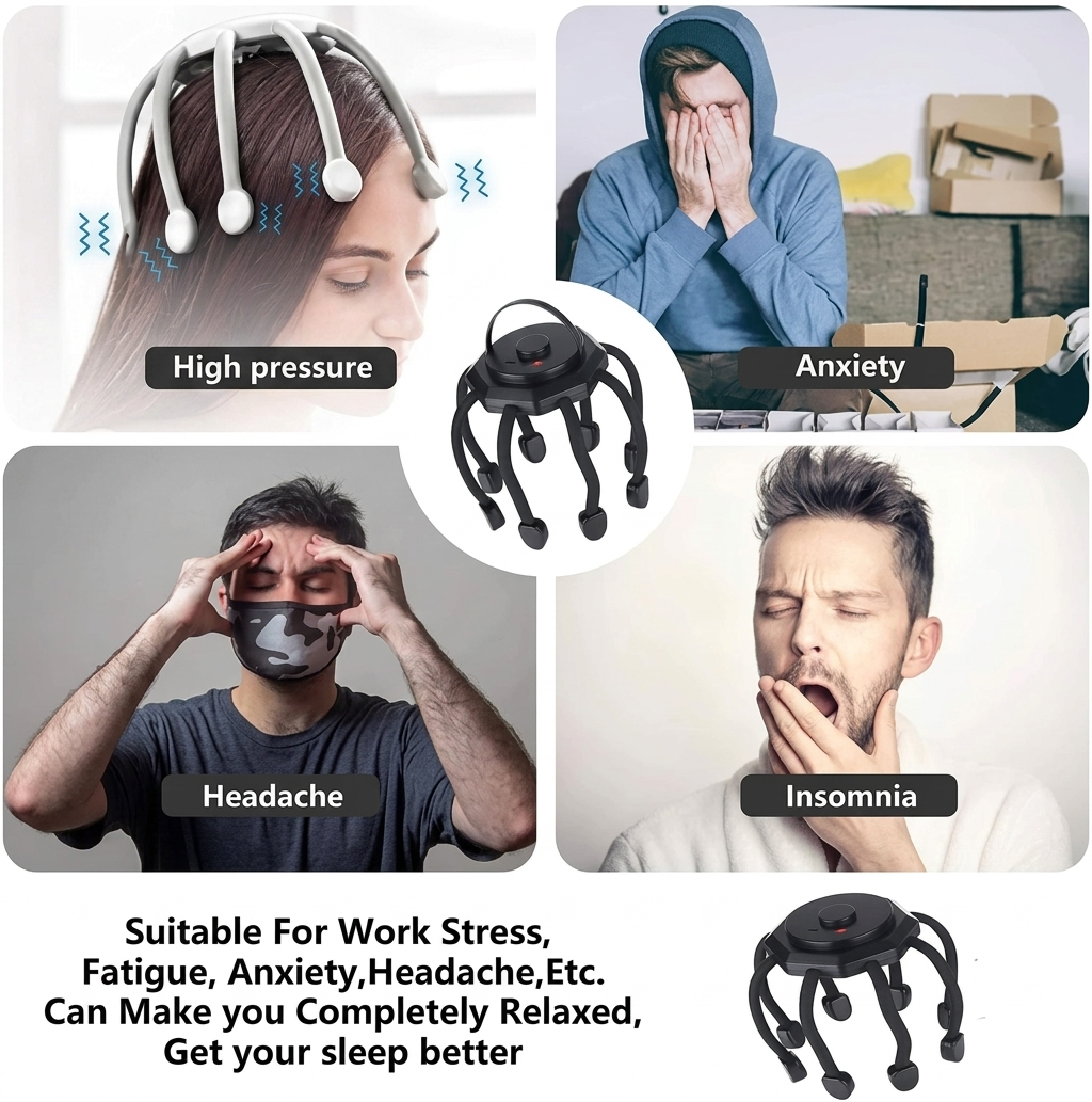 360° Relax Head Massager